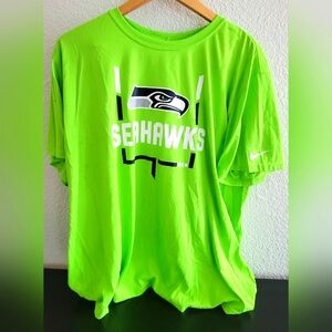 New Seattle Seahawks Nike Dri-Fit Legend Field Goal Logo Size XXL T-Shirt